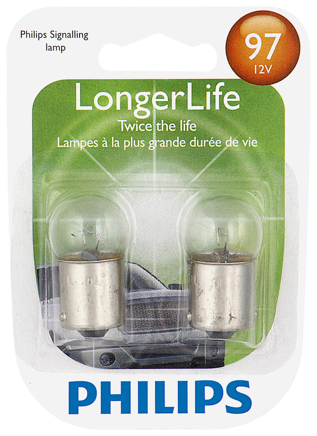 97LL Long Life Bulb (2 Pack) | Philips 97LLB2