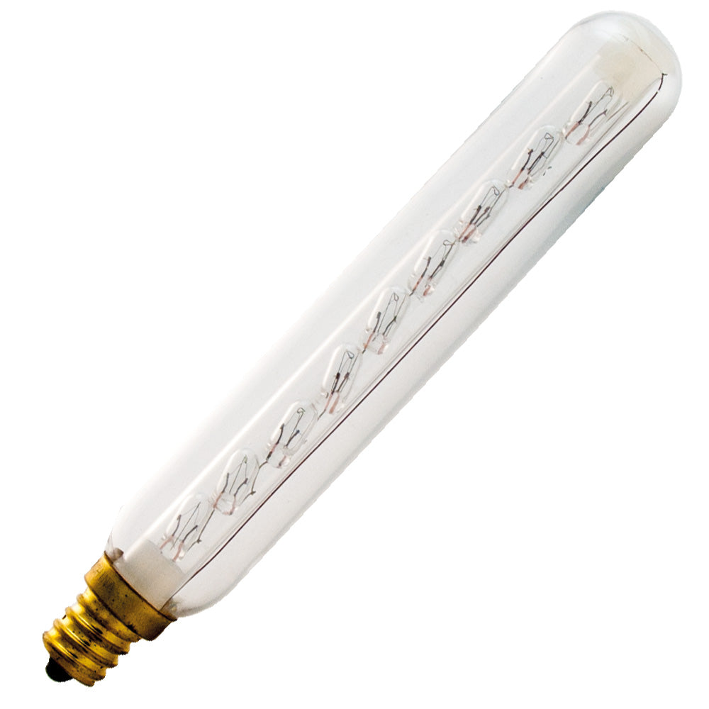 9T6.5C Bulb 9W 120V T6-1/2 Clear Candelabra Base