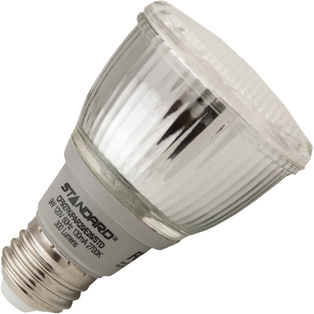 Standard Pro 9W CFL PAR20 2700K Medium Base