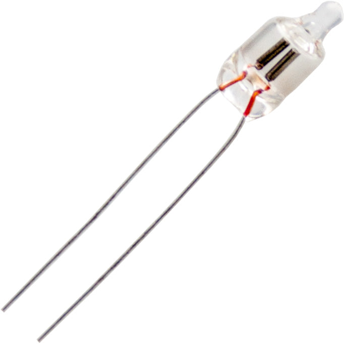 Eiko 40002 A1B | 0.0003A 110V Neon T2 Clear Wire Term Base Bulb