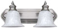 Vanity Light 18" 2 Light  x GU24 SATIN NICKEL Finish