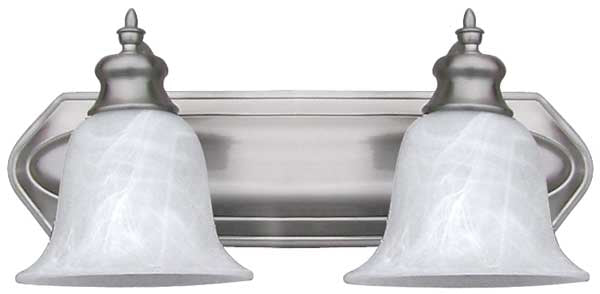 Vanity Light 18" 2 Light  x GU24 SATIN NICKEL Finish