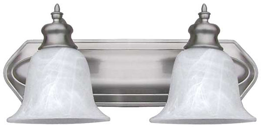 Vanity Light 18" 2 Light  x GU24 SATIN NICKEL Finish