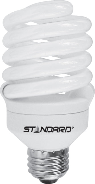 Standard CF26/T2/50K/SPIRAL/E26/STD | 26W Screw in Lamp T2 Spiral CFL - 5000K