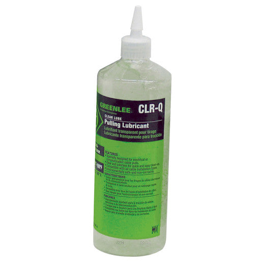 GREENLEE CLR-Q 1-QUART CLEAR LUBE PULLING LUBRICANT