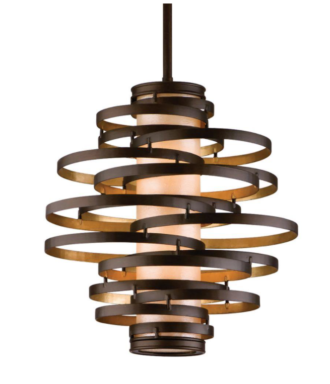 Corbett Fixture  113-42 in Gold Leaf