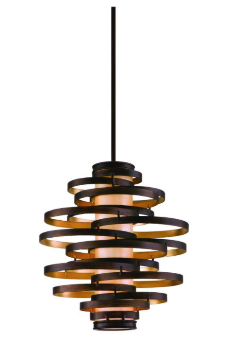 Corbett Fixture  113-43 in Gold Leaf