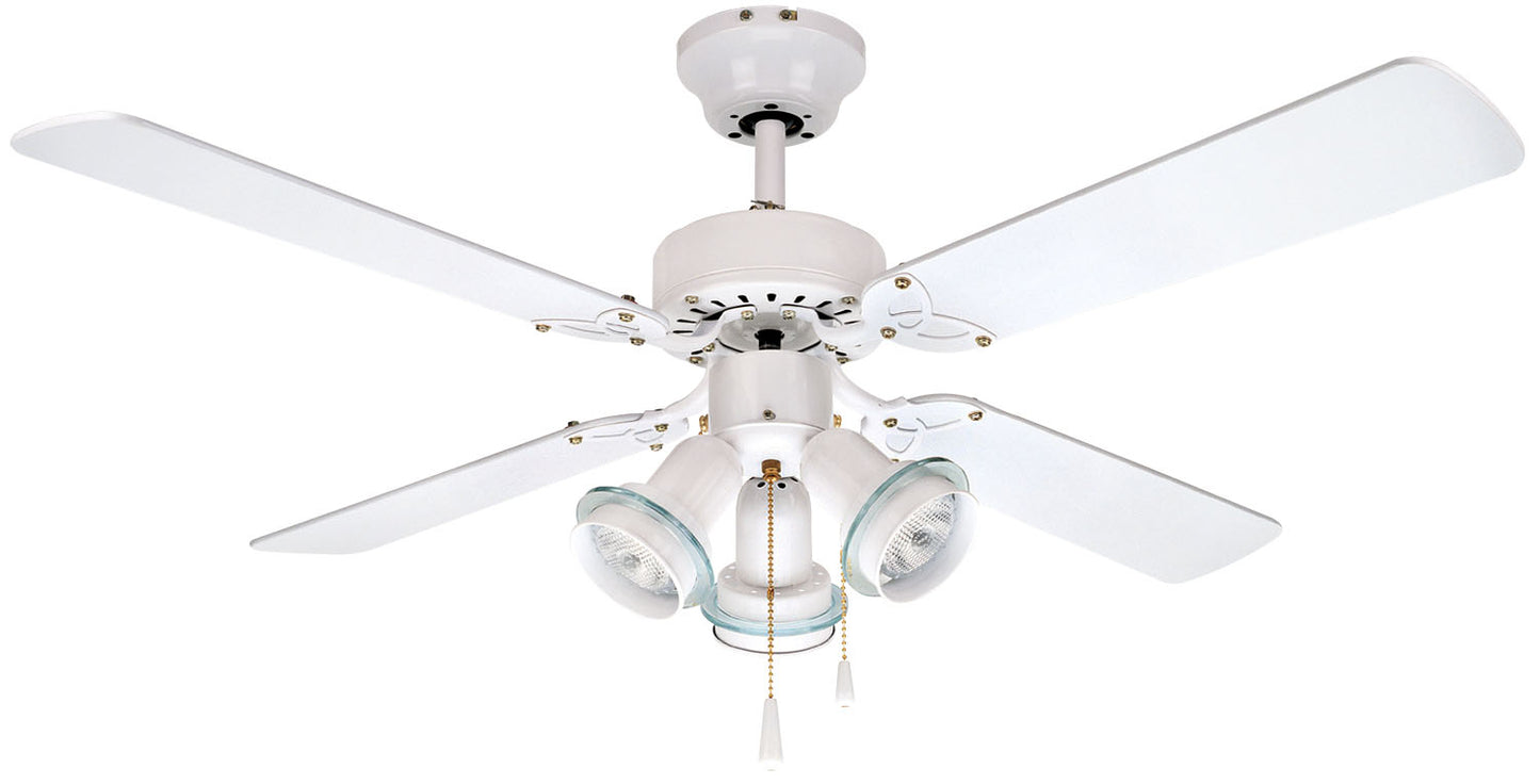 Canarm CATALYST VI - 42", 4 Blade, 3 Light White Ceiling Fan