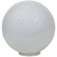 GLOBE 10" WH POLYCARBONATE  4" NECK