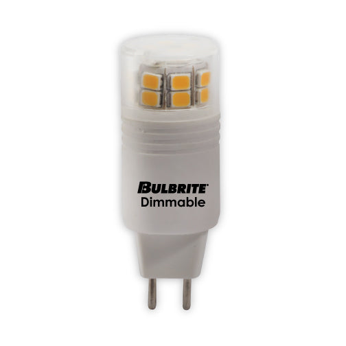 Bulbrite LED3GY6/SW/D 3W LED Dimmable GY6 Bulb - GY6 Base - Soft White