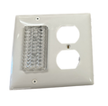 Lion 12-01-19-23-WL | SmartLite for Single Duplex White Wallplate White Lens