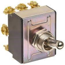 Morris 70303 - Toggle Switch 3PDT On-Off-On Screw Terminals