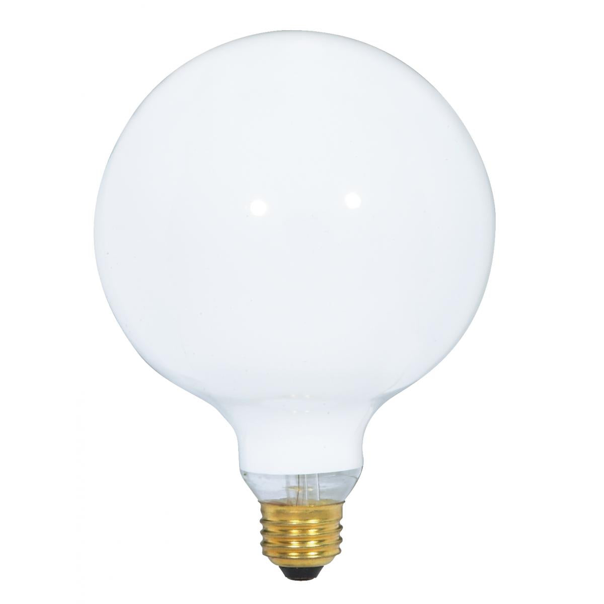 Satco - S3003 |100W G40 White E26 (Medium Base) Fat-Albert