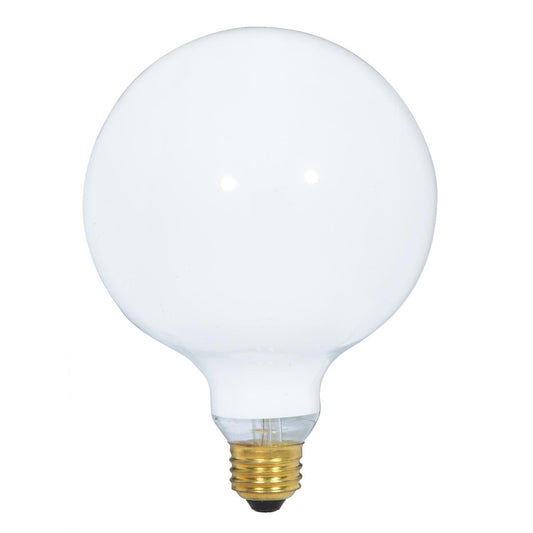 Satco - S3003 |100W G40 White E26 (Medium Base) Fat-Albert