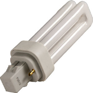 Compact Fluorescent 18W Quad Tube 2700K G24D-2 Base - PLD18/27