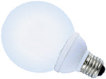 9W CFL 2700K Globe