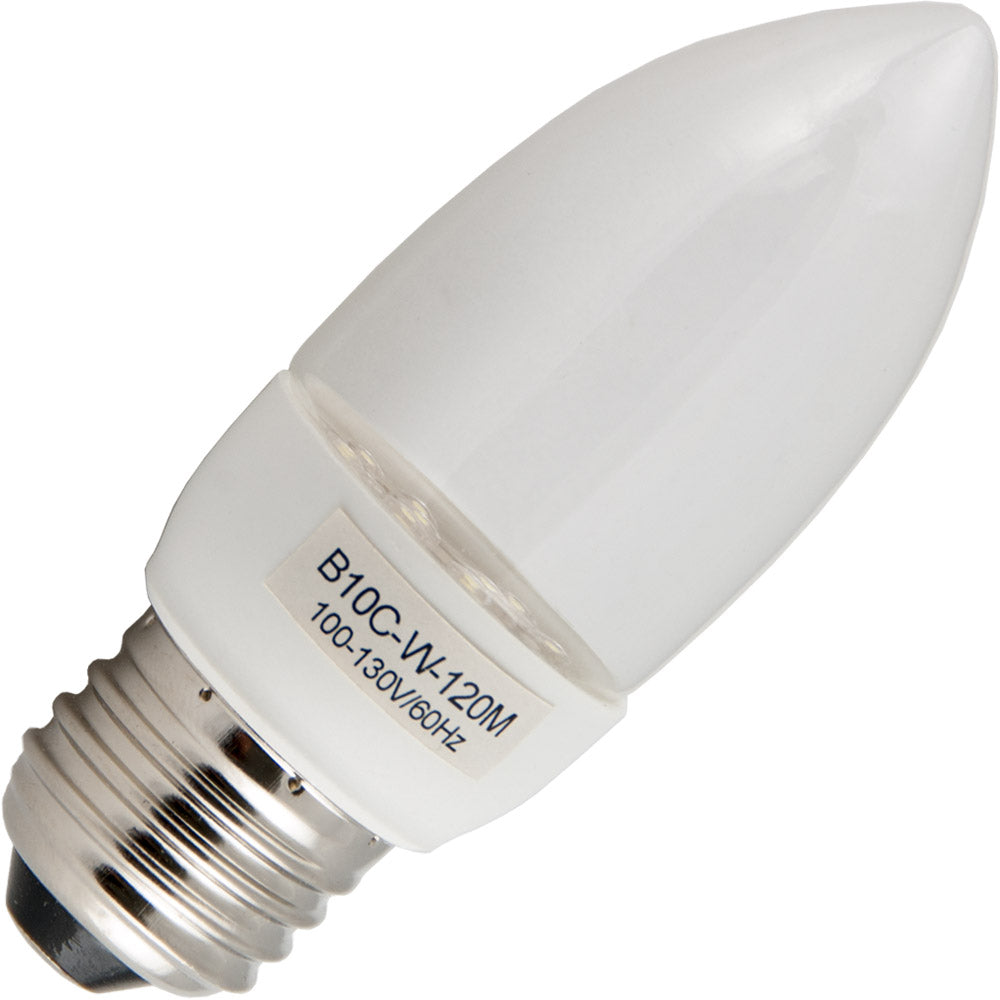 LED5CTF - 5W B10 LED E12 Candelabra Base, Warm White