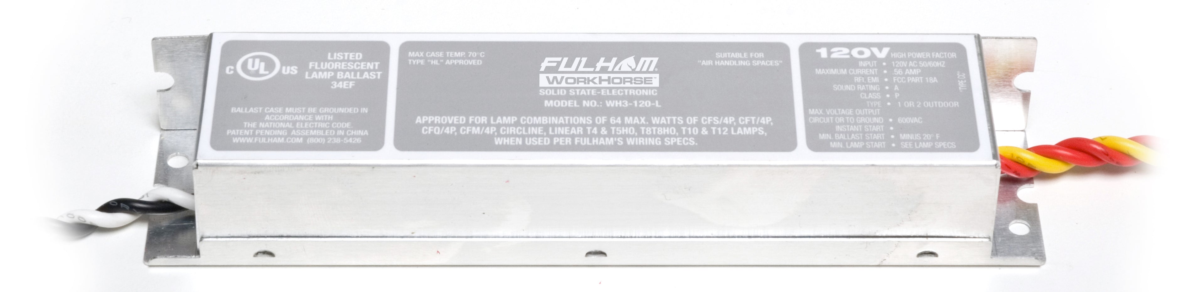 Fulham Workhorse Ballast CWH3-120-L  Multi Application