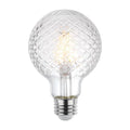 Westinghouse 5.5W G25 Cut Glass Filament LED Dimmable Clear 3000K E26 (Medium) Base, 120 Volt