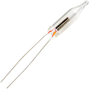 Eiko 40000 A1A | 0.0006A 11V Neon T2 Clear Wire Term Base Bulb