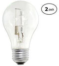 Bulbrite 72A19CL/ECO - 72W Halogen - 100W Equal - Clear - 2- Pack