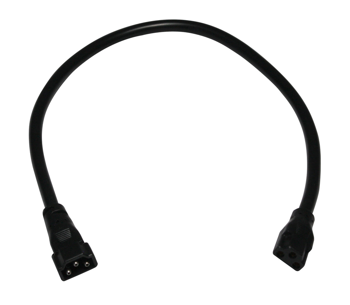 American Lighting ALC-EX12-BK | 12" Black Linking Cable for ALC2 Series Undercabinet Fixtures
