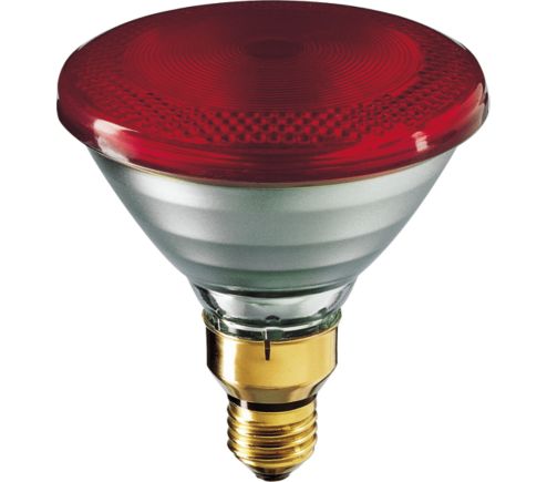 Philips IR175R/PAR 120V | 175W PAR38 - Infrared - 120V - Red