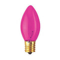 Bulbrite 7C9TP | 7W C9 TRANSPARENT PINK E17 120V