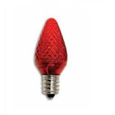 Bulbrite LED/C7R | 0.6W LED C7 Red E12 120V