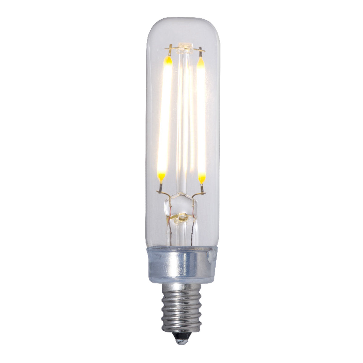 Bulbrite 776880 LED2T6/27K/FIL/E12/3 | 2.5W LED T6 2700K FILAMENT E12 FULLY Compatible DIMMING