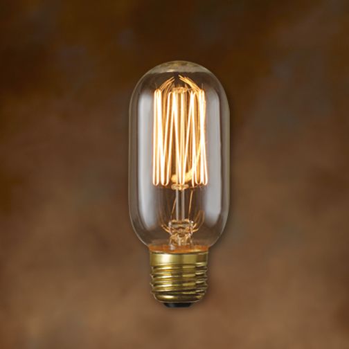 Bulbrite 134015 NOS40T14/SQ - 40W T14 Vintage Bulb - Medium Base