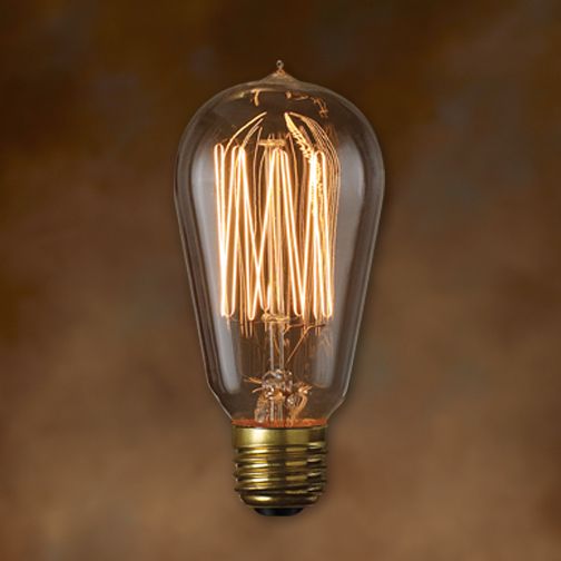 Bulbrite 134019 NOS40-1910 - 40W ST18 Vintage Bulb - Medium Base