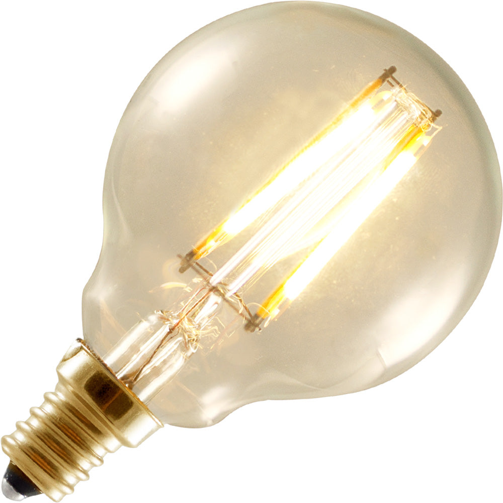 Bulbrite - 2W LED Vintage Filament Style - G16 - Candelabra Base