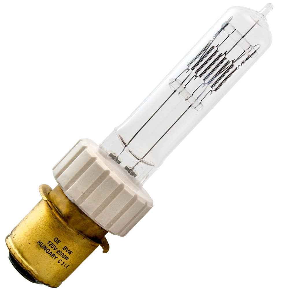GE BVW Bulb | 120 Volt, 2000 Watts, T11, P40S Base
