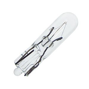 CEC 2722 Bulb - 2W 12V Incandescent - European Subminiature Wedge Base