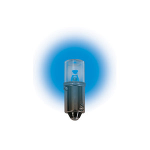 6V Miniature LED - Miniature Bayonet Base - Blue Light