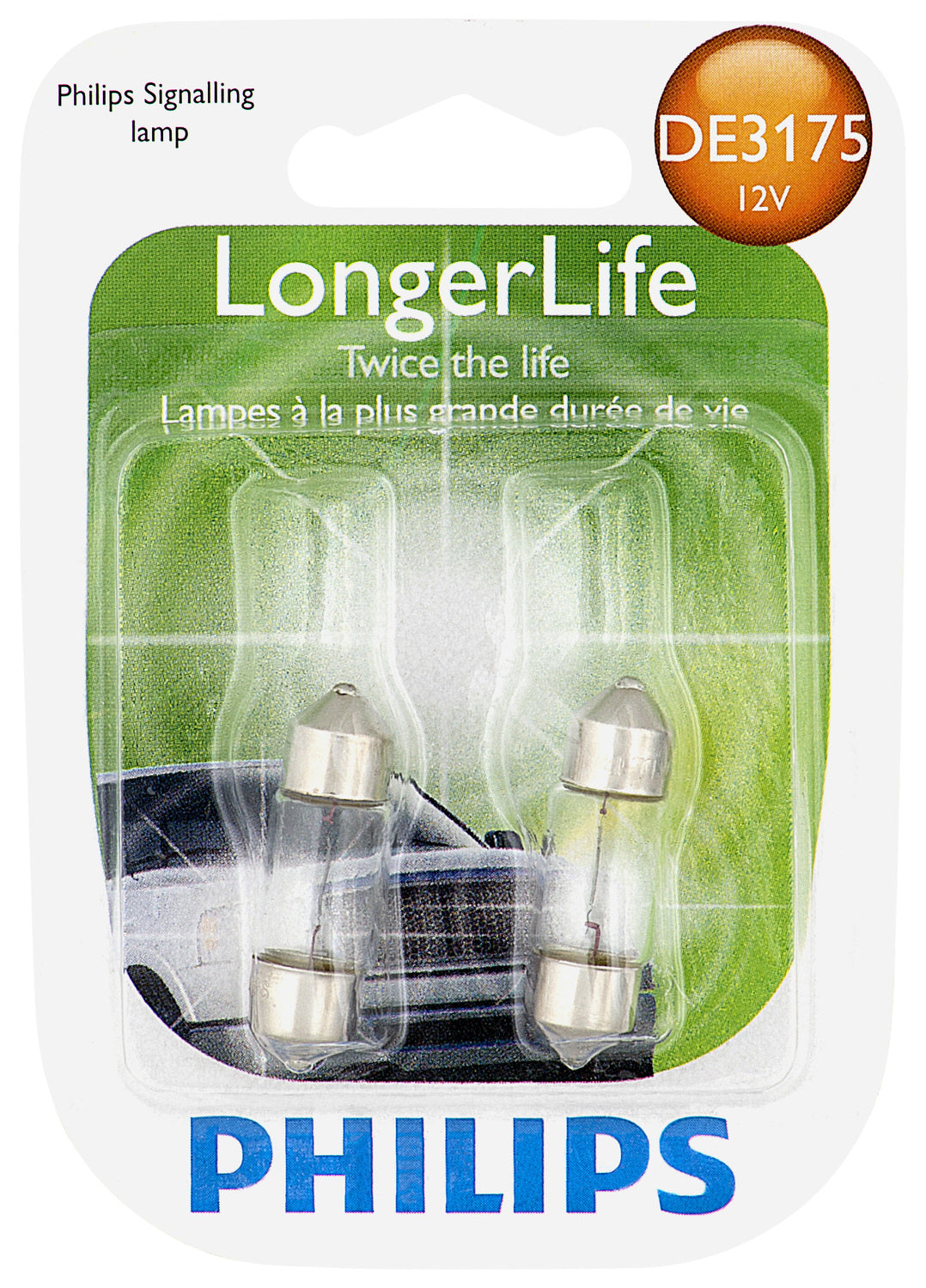 DE3175LL Long Life Bulb (2 Pack) | Philips DE3175LLB2