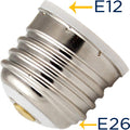 Converts E26 Medium Socket to E12 Candelabra Socket