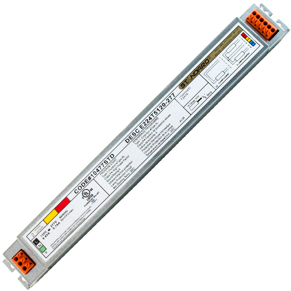 Standard - 24W T5HO Electronic Ballast - 120V-277V - 1 or 2 Lamps