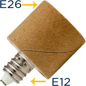 E26/E12 Enlarger Candle to Medium base