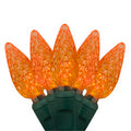 C6 Amber LED String Lights - Amber - 35 Lites - 12 Ft String