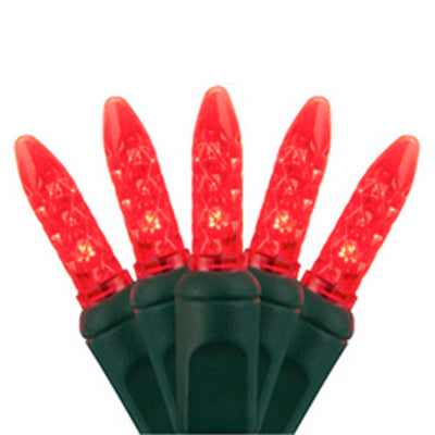 M5 LED String Lights - Red - 50 Lites - 23 Ft String