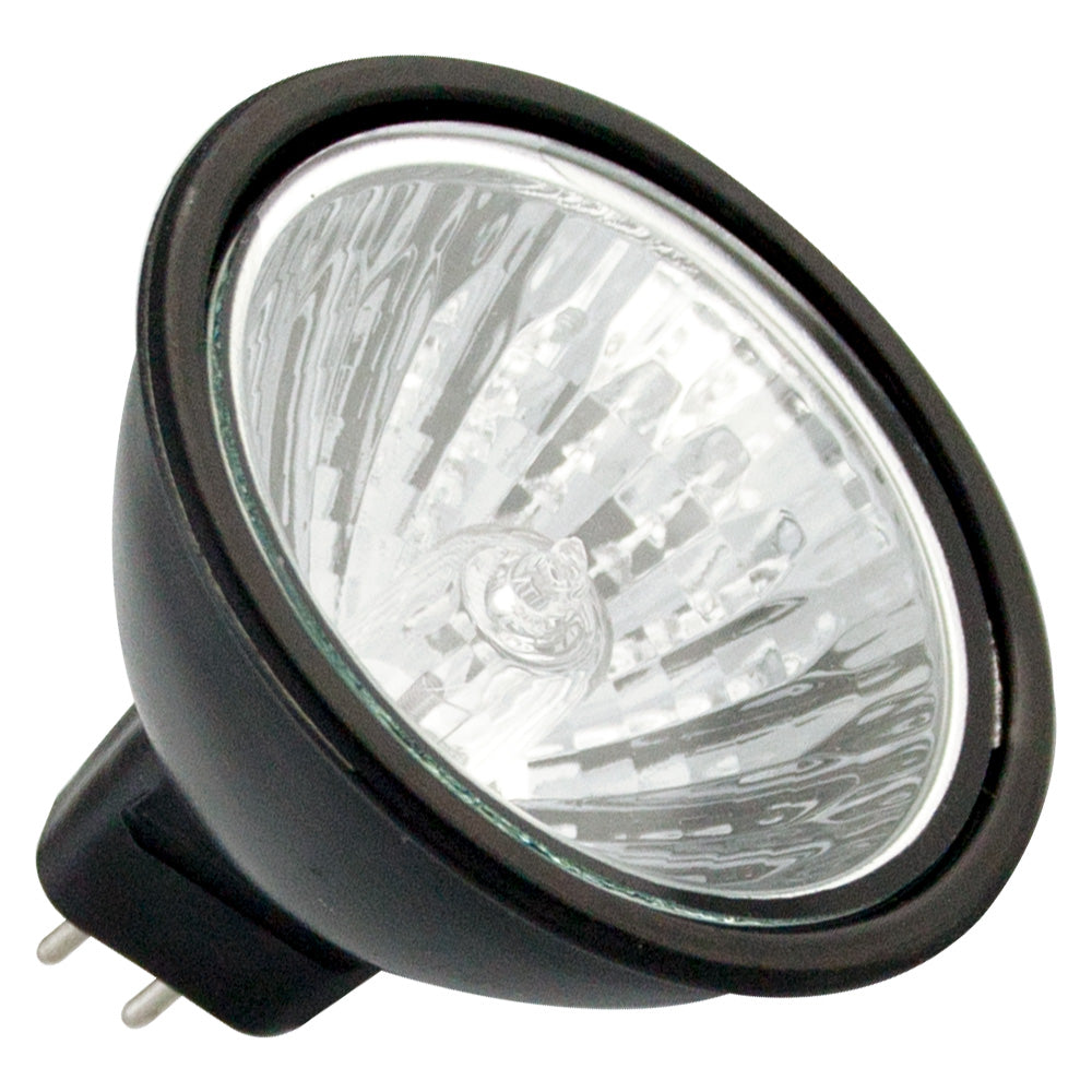 Eiko EXN-Black - 50W 12V Halogen - MR16 - 38° - Black