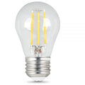 Feit BPA1560/827/LED/2 A15 Filament LED, Dimmable, Clear, Medium Base, 500 Lumen, 2700K, 2Pk