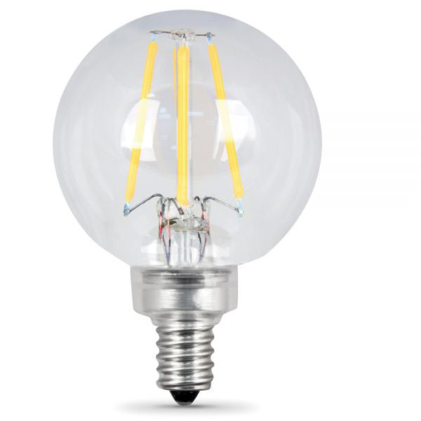 Feit BPG1660/827/LED/2 Filament LED 500 Lumen, 2700K, 2 Pk