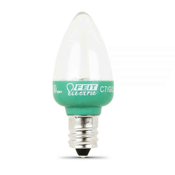 Feit BPC7/G/LED | LED Non-Dimmable Green Night Light Replacement Bulbs