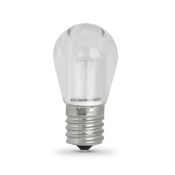 Feit BPS11N/SU/LED | LED S11 Bulb, Non-Dimmable, Clear, Intermediate Base