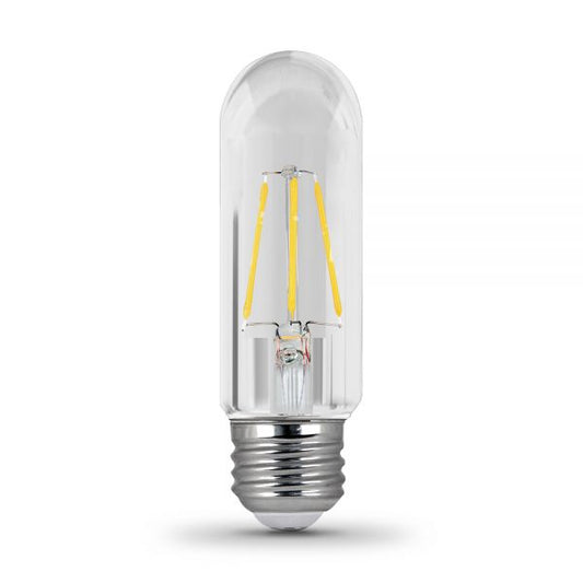 Feit BPT1040/827/LED | Filament LED, Medium Base, Frost, T10, 400 Lumen, 2700K,