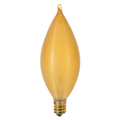 25W FLAME AMBER SPUN Candle Base 130V - CL125