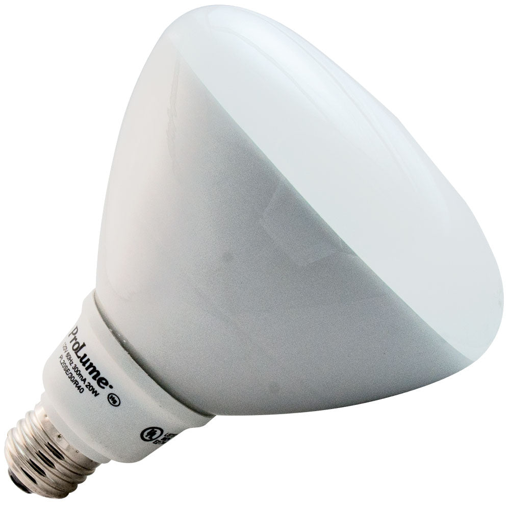 GE 20W CFL Bulb | R40 HPF Medium Base